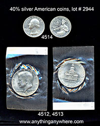 American bicentennial silver coins